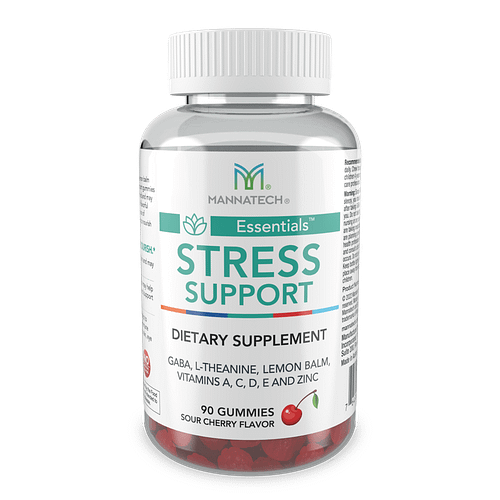 Mannatech Stress Support gummies: Stress Support gummies are a natural stress relief aid, packed with active ingredients to help soothe stress, boosting your focus and mood.*