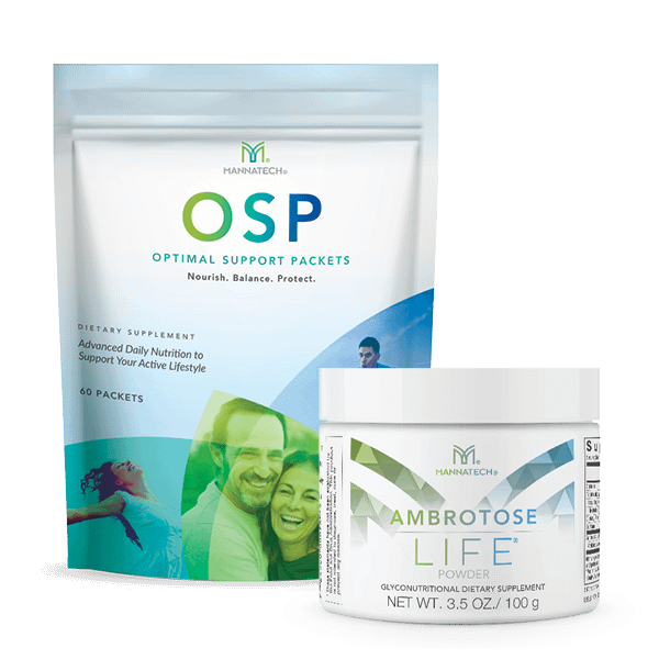 Ambrotose<sup>®</sup> & OSP: Beginnen Sie Ihren Weg bei Mannatech mit unseren meistverkauften Produkten