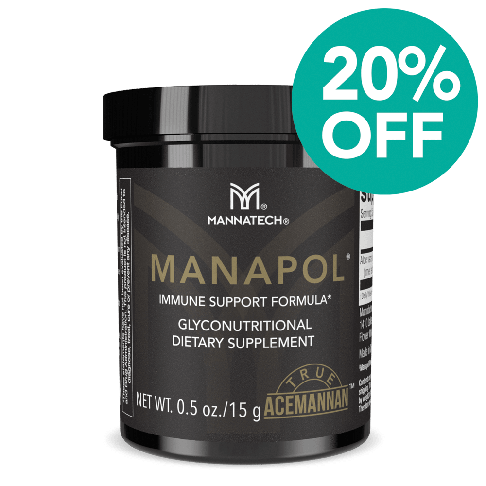 Receptura Manapol<sup>®</sup> Immune Support (15 g): Prvotřídní nejlepší zdroj aloe vera na celém světě