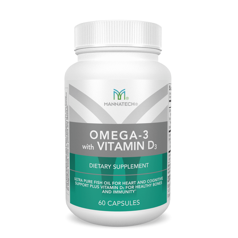 Omega-3 with Vitamin D<sub>3</sub>: Daily support for bone, brain and heart health